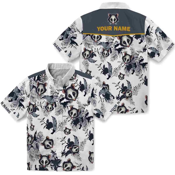 Possum Botanical Theme Hawaiian Shirt Latest Model