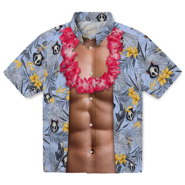 Possum Chest Illusion Hawaiian Shirt Best selling