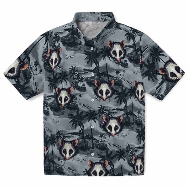 Possum Coastal Palms Hawaiian Shirt Best selling