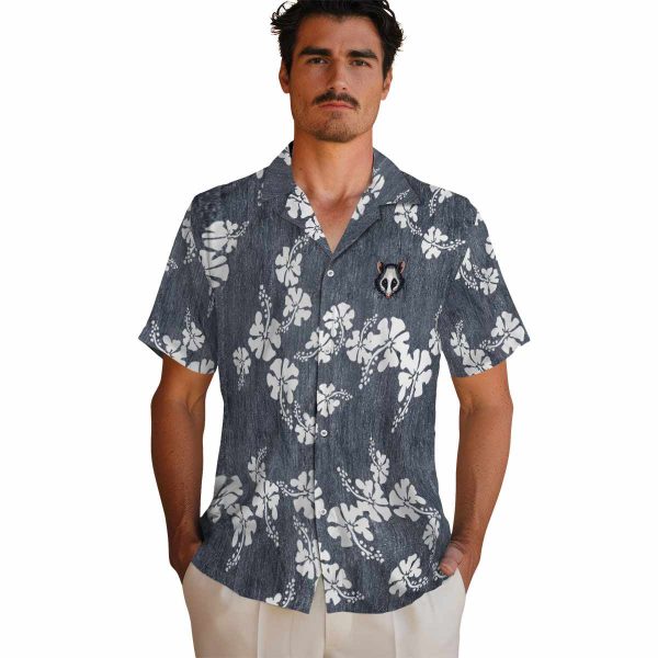 Possum Hibiscus Clusters Hawaiian Shirt High quality