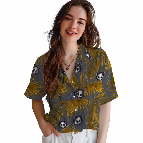 Possum Leafy Palms Hawaiian Shirt Trendy