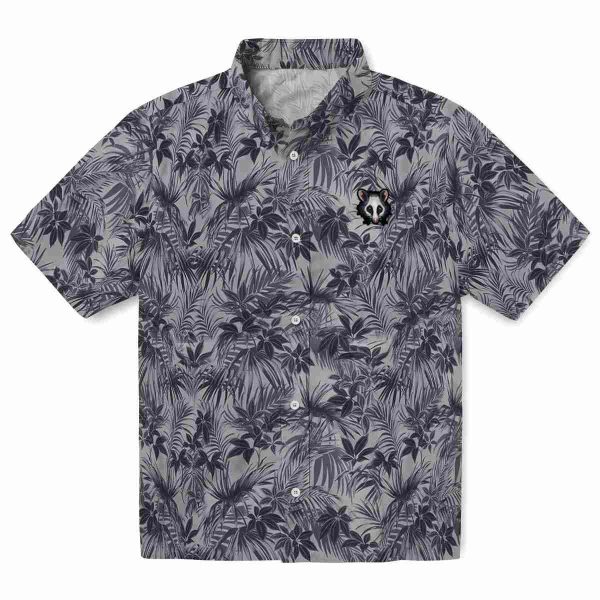 Possum Leafy Pattern Hawaiian Shirt Best selling