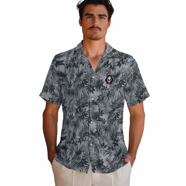 Possum Leafy Pattern Hawaiian Shirt High quality