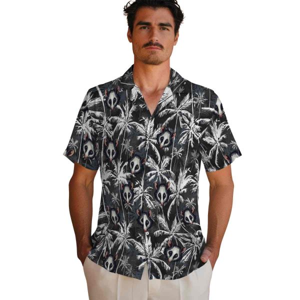 Possum Palm Pattern Hawaiian Shirt High quality