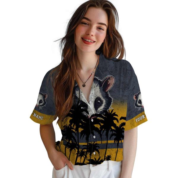 Possum Sunset Pattern Hawaiian Shirt Trendy