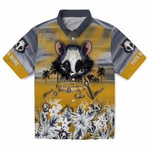 Possum Tropical Canoe Hawaiian Shirt Best selling