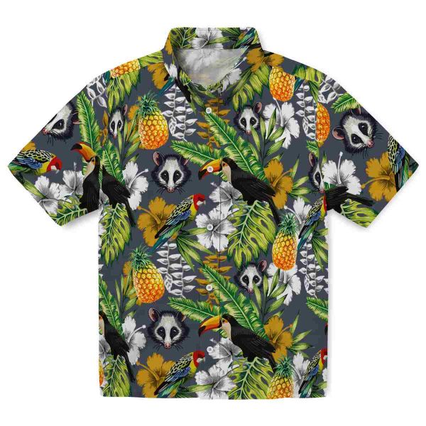 Possum Tropical Toucan Hawaiian Shirt Best selling