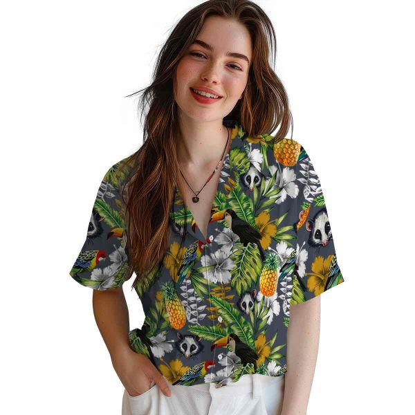 Possum Tropical Toucan Hawaiian Shirt Trendy