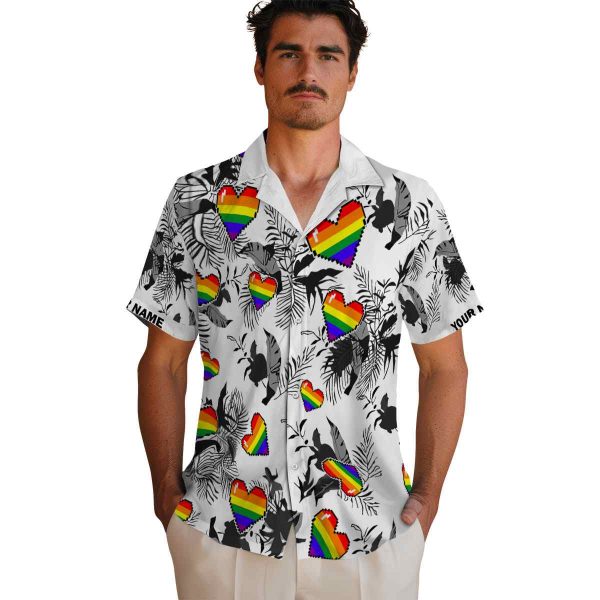 Pride Botanical Theme Hawaiian Shirt High quality