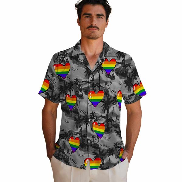 Pride Coastal Palms Hawaiian Shirt High quality