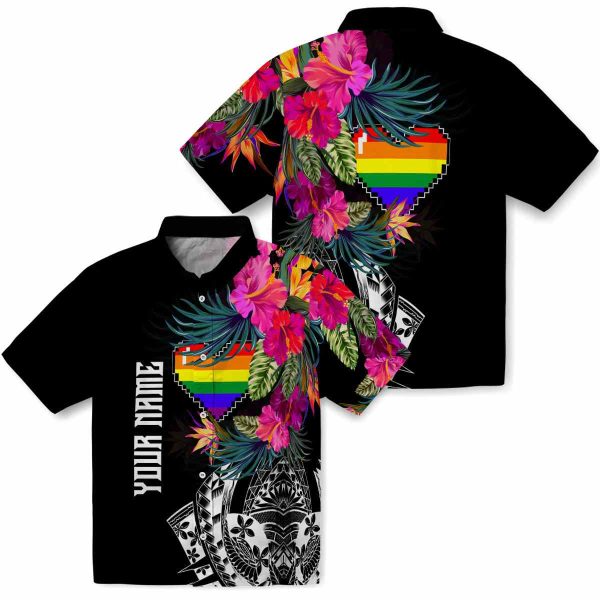 Pride Floral Polynesian Hawaiian Shirt Latest Model