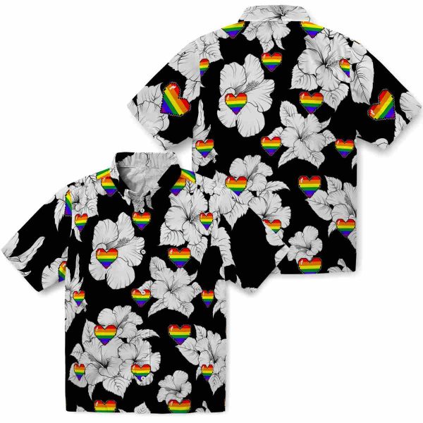 Pride Hibiscus Blooms Hawaiian Shirt Latest Model