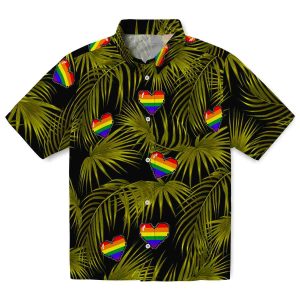 Pride Leafy Palms Hawaiian Shirt Best selling