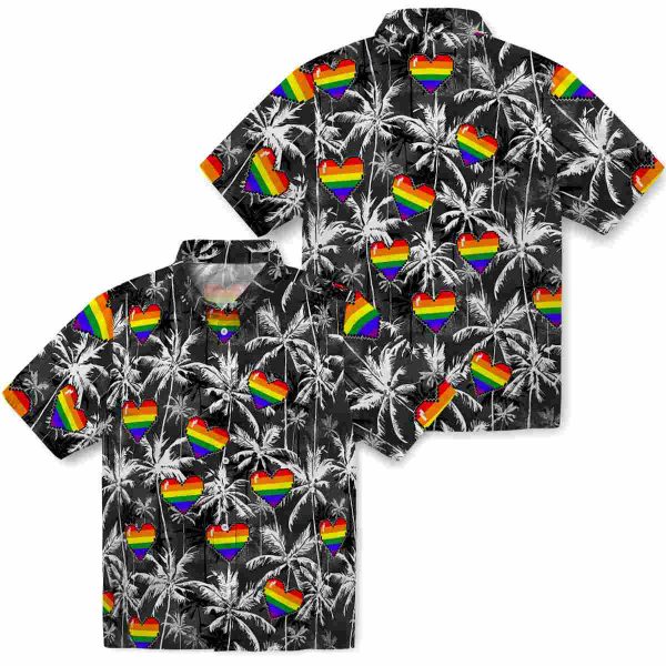 Pride Palm Pattern Hawaiian Shirt Latest Model