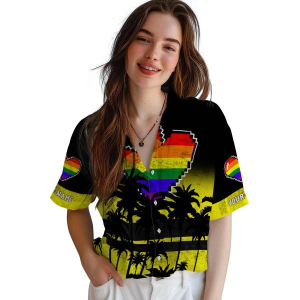 Pride Sunset Pattern Hawaiian Shirt Trendy