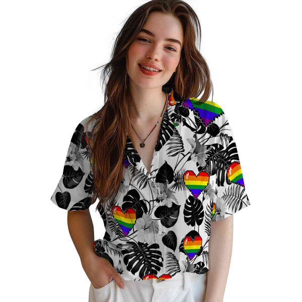 Pride Tropical Plants Hawaiian Shirt Trendy