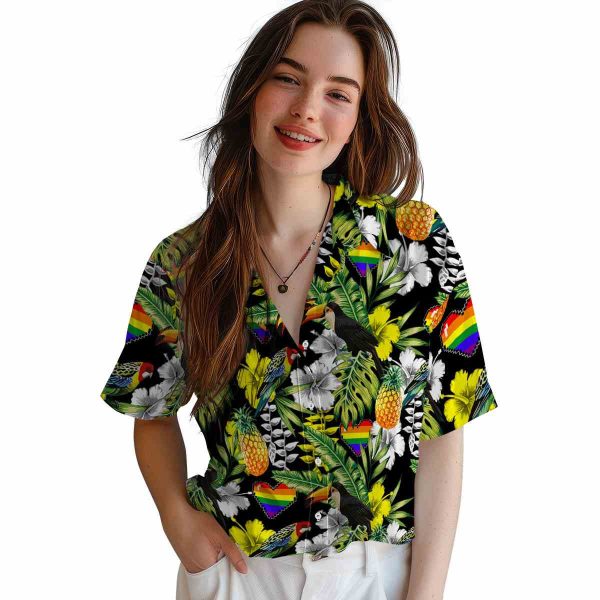 Pride Tropical Toucan Hawaiian Shirt Trendy