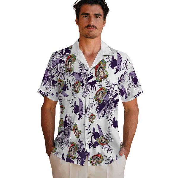 Psychedelic Botanical Theme Hawaiian Shirt High quality