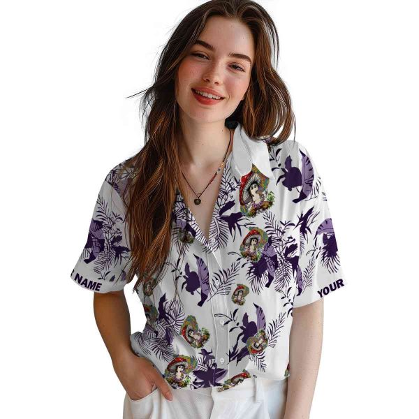 Psychedelic Botanical Theme Hawaiian Shirt Trendy