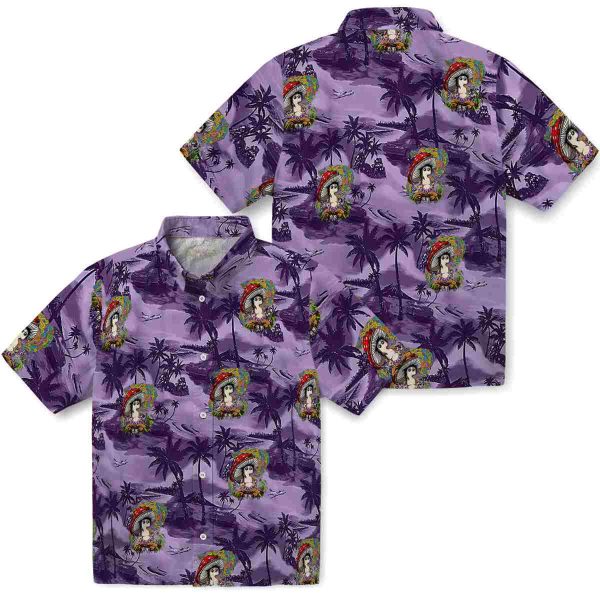 Psychedelic Coastal Palms Hawaiian Shirt Latest Model