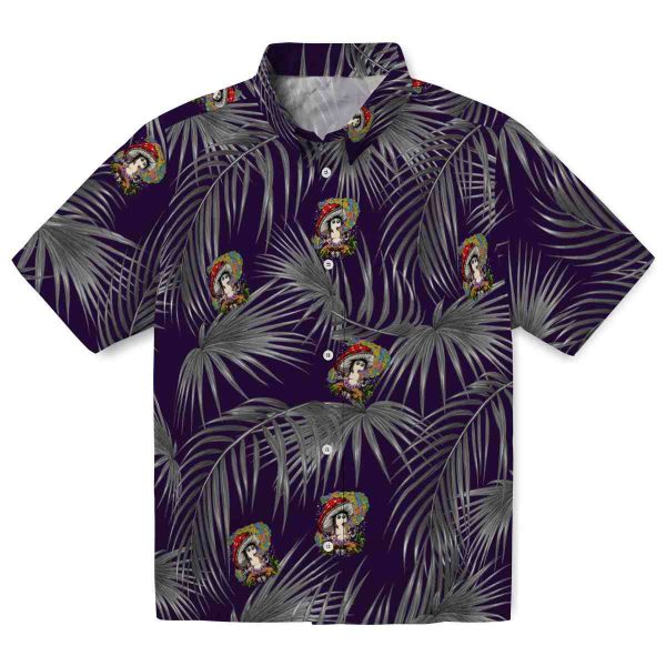 Psychedelic Leafy Palms Hawaiian Shirt Best selling