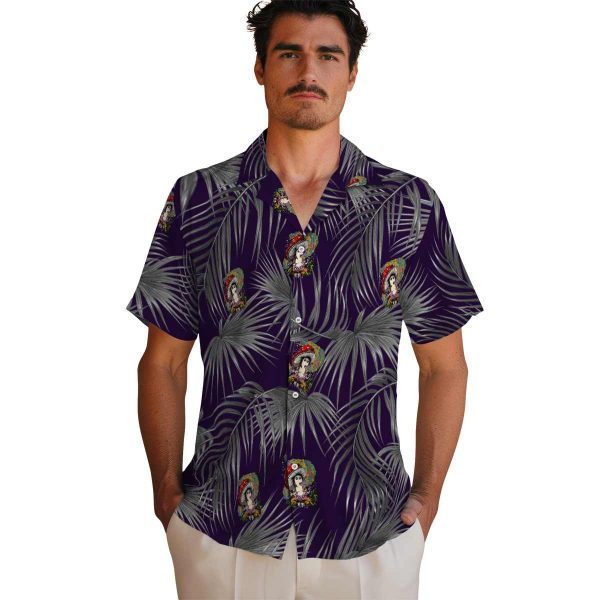 Psychedelic Leafy Palms Hawaiian Shirt High quality