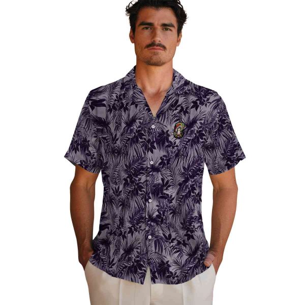 Psychedelic Leafy Pattern Hawaiian Shirt High quality