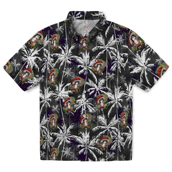 Psychedelic Palm Pattern Hawaiian Shirt Best selling