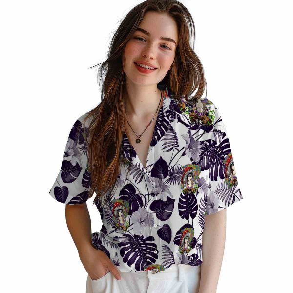 Psychedelic Tropical Plants Hawaiian Shirt Trendy