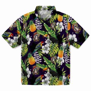 Psychedelic Tropical Toucan Hawaiian Shirt Best selling