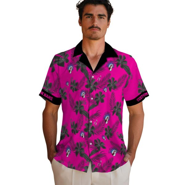 Punk Botanical Print Hawaiian Shirt High quality