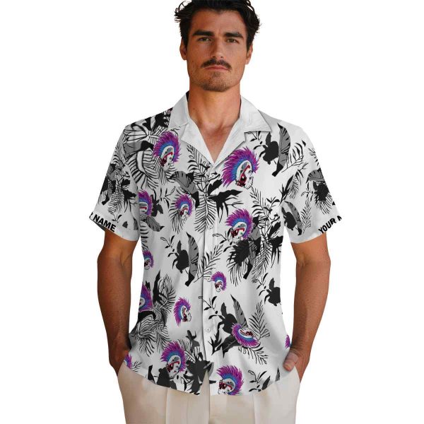 Punk Botanical Theme Hawaiian Shirt High quality