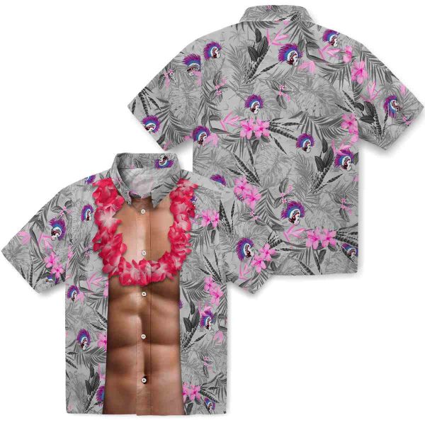 Punk Chest Illusion Hawaiian Shirt Latest Model