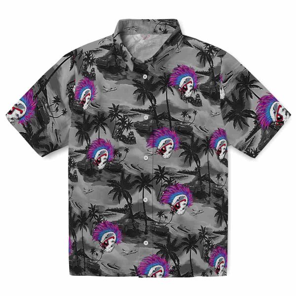 Punk Coastal Palms Hawaiian Shirt Best selling