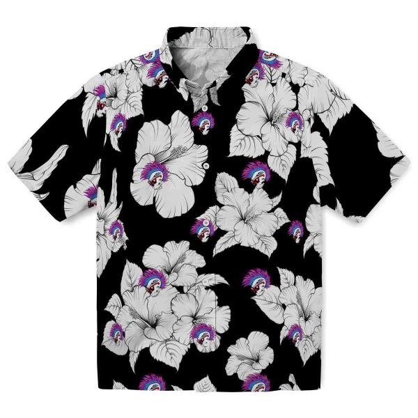 Punk Hibiscus Blooms Hawaiian Shirt Best selling