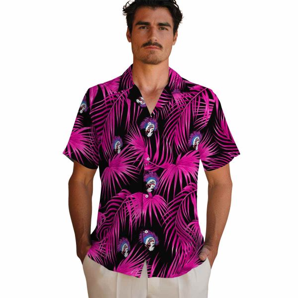 Punk Leafy Palms Hawaiian Shirt High quality