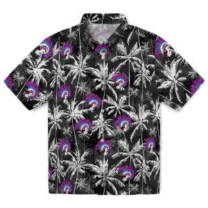 Punk Palm Pattern Hawaiian Shirt Best selling