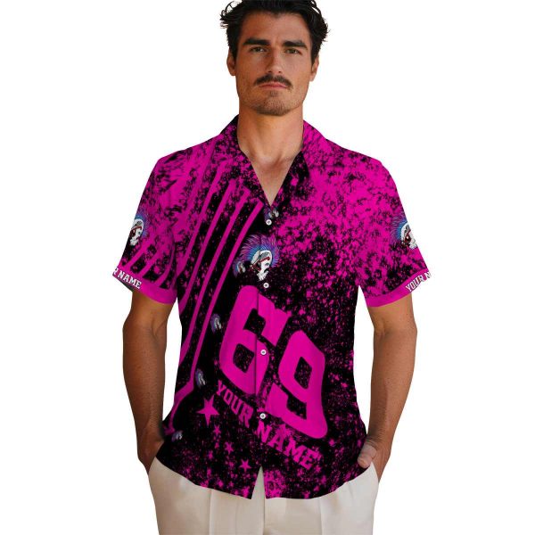 Punk Star Stripes Hawaiian Shirt High quality