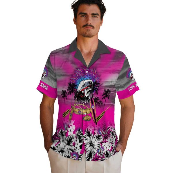 Punk Tropical Canoe Hawaiian Shirt High quality