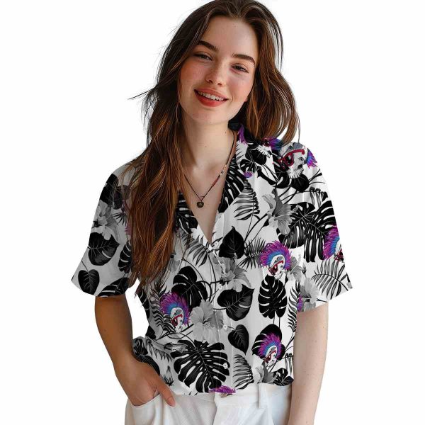 Punk Tropical Plants Hawaiian Shirt Trendy