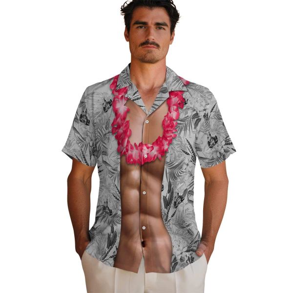 Puritan Chest Illusion Hawaiian Shirt High quality