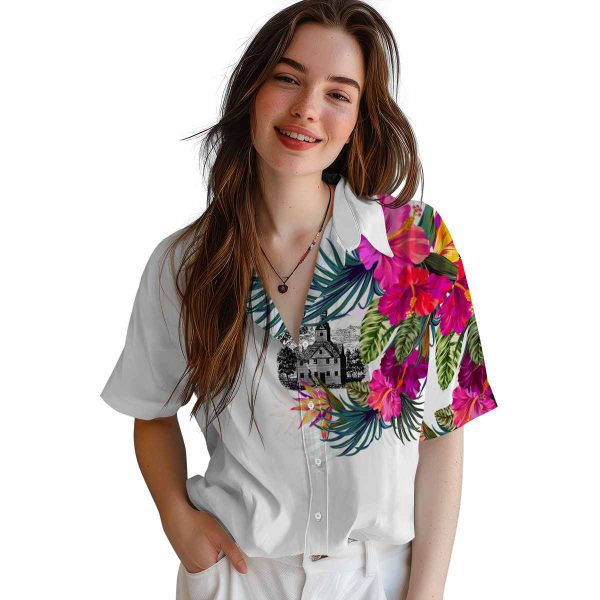 Puritan Floral Polynesian Hawaiian Shirt Trendy