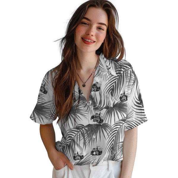 Puritan Leafy Palms Hawaiian Shirt Trendy