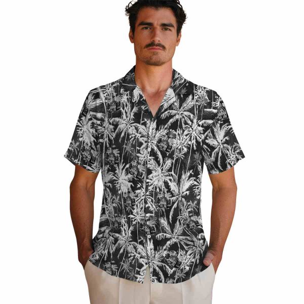 Puritan Palm Pattern Hawaiian Shirt High quality