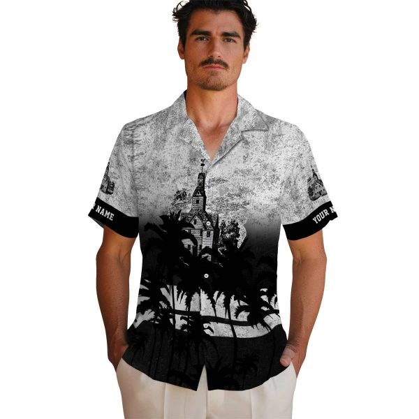 Puritan Sunset Pattern Hawaiian Shirt High quality