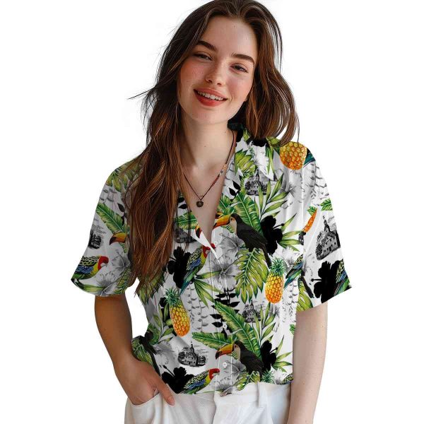 Puritan Tropical Toucan Hawaiian Shirt Trendy