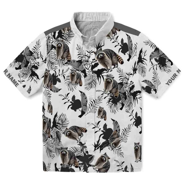 Raccoon Botanical Theme Hawaiian Shirt Best selling