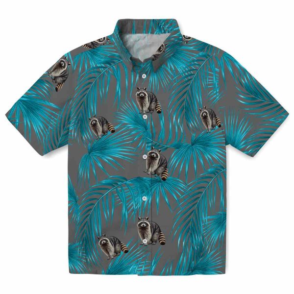 Raccoon Leafy Palms Hawaiian Shirt Best selling