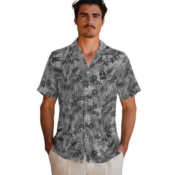 Raccoon Leafy Pattern Hawaiian Shirt High quality