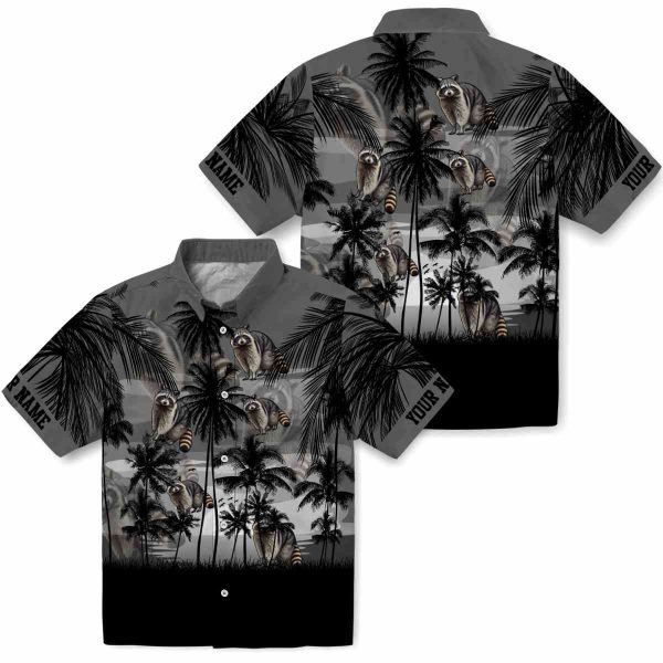 Raccoon Sunset Scene Hawaiian Shirt Latest Model